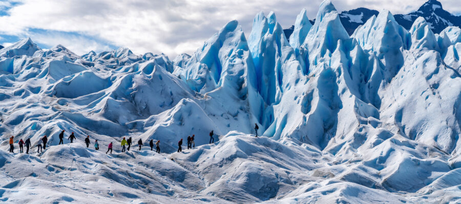 trekking in winter