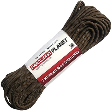 PARACORD PLANET Mil-Spec Commercial Grade 550lb Type III Nylon Paracord Solid Colors