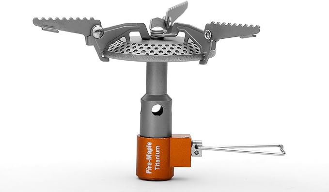 Fire-Maple FMS-116T Titanium Backpacking Stove, Outdoor Camping Ultralight Gear, Essential for Earthquake Emergency Kit