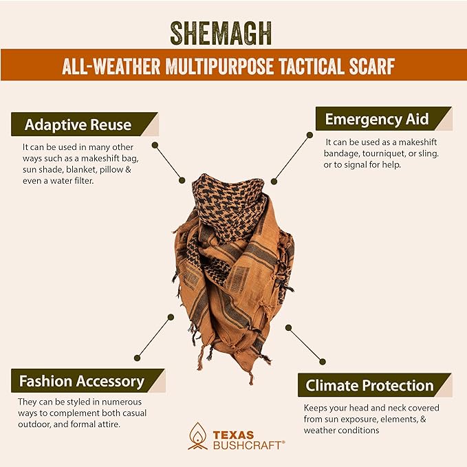 Texas Bushcraft Tactical Shemagh