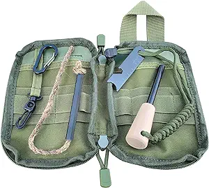 Fire Starter Survival Kit, Larger Ferro Rod with Striker Lanyard